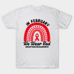 We Wear Red, Heart Disease Awareness, Heart Warrior, Red Ribbon, CHD Awareness T-Shirt